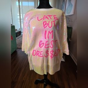Brand New Sequin Dress or Shirt